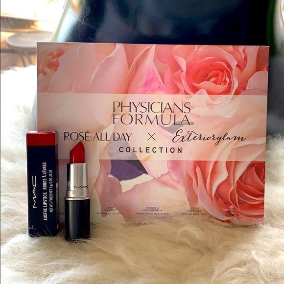 MAC and Physicians Formula Other - NIB Mac Lipstick and Rose All Day Set